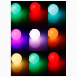 3W RGB LED светодиодная Лампа, разноцветная лампа LED, цоколь Е14