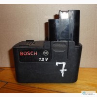 7 Аккумулятор Bosch 12V 1, 2Ah (2 607 335 108)