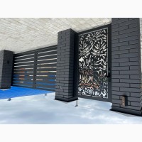 Сплошные бетонные столбы и подмуровки на забор, имитация кирпича.Цена изготовителя, Киев