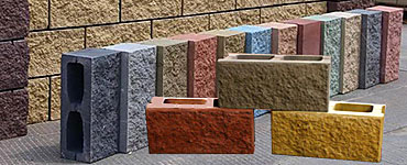 Фото 9. Шлакоблок цветной, блок декоративный рваный, облицовочный кирпич - «Плитарт»