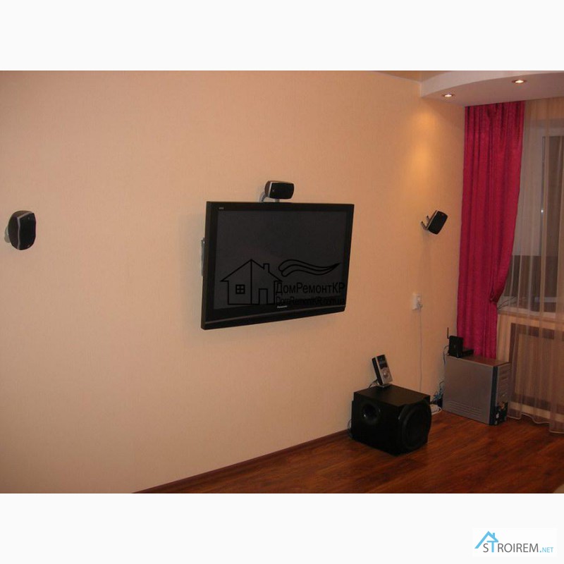 Фото 17. Установка телевизора на стену. Повесить телевизор на стену в Одессе. Распаковка, запуск