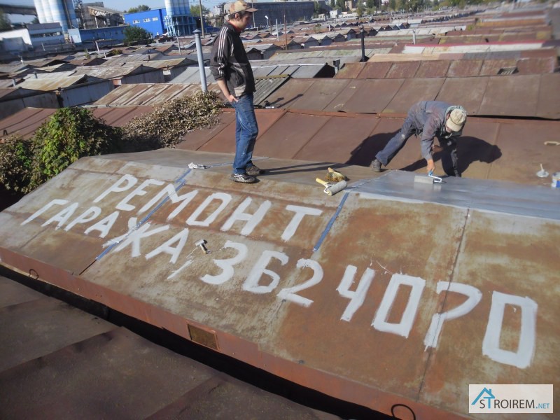 Фото 5. Обшивка гаража ОСБ панелями. Монтаж внутренней обшивки. Киев