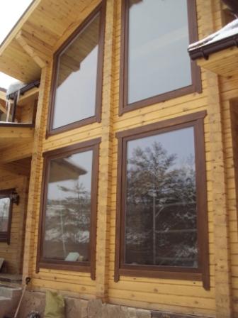 Фото 2. Деревянные окна для деревянного дома. деревянные окна со стеклопакетом