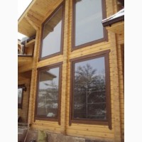 Деревянные окна для деревянного дома. деревянные окна со стеклопакетом