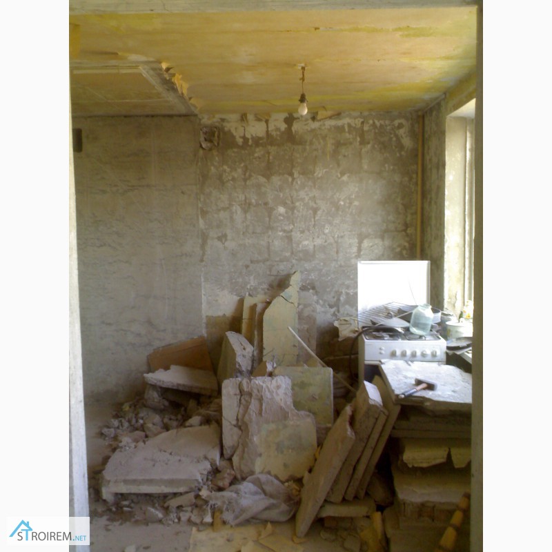 Фото 3. Демонтаж сантехкабин, стен, перегородок, бетона в Харькове
