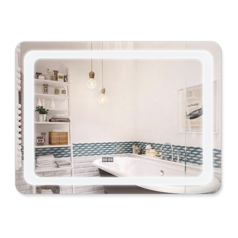 Фото 2. Зеркала для ванной комнаты с подсветкой