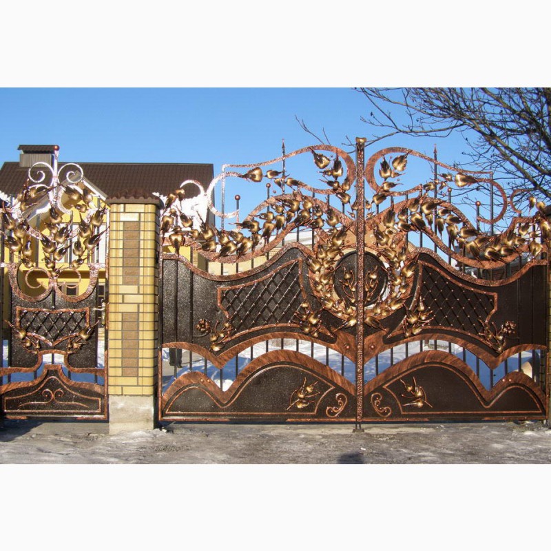 Фото 10. Кованые ворота кованые заборы