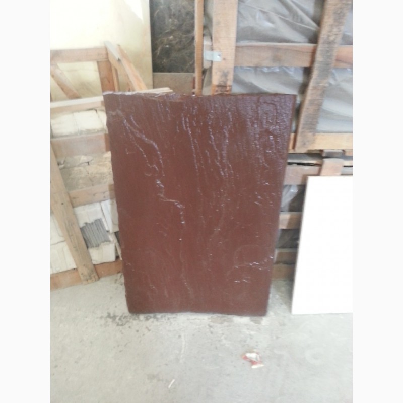 Фото 3. Надежная, импортная натуральная плитка 900*600*30 мм, коричневая