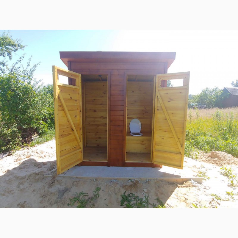Фото 10. Летняя душевая кабина. Деревянный туалет. Туалет + душ. Душ на дачу. Туалет дачный