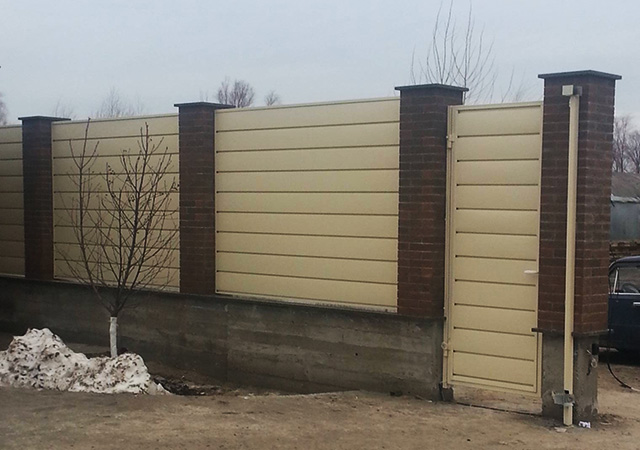 Фото 3. Металева огорожа - паркан від українського виробника Наша Хата