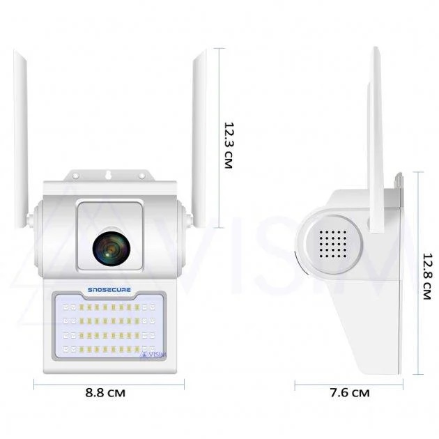 Фото 2. Камера видеонаблюдения домофон с LED фонарем D2 WIFI IP with light 2.0mp