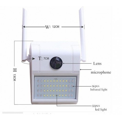 Фото 3. Камера видеонаблюдения домофон с LED фонарем D2 WIFI IP with light 2.0mp