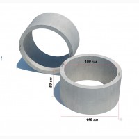 Кільце залізобетоне КС 10.6 (діаметр 1000, висота 600)
