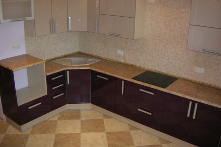 Фото 2. Стільниці з натурального каменю на кухню стільниця з мармуру граніту у ванну кімнату