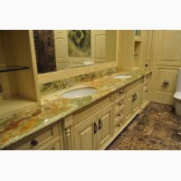 Стільниці з натурального каменю на кухню стільниця з мармуру граніту у ванну кімнату