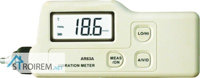Цифровой контактный Виброметр AR63A ( GM63A ) со сменными насадками