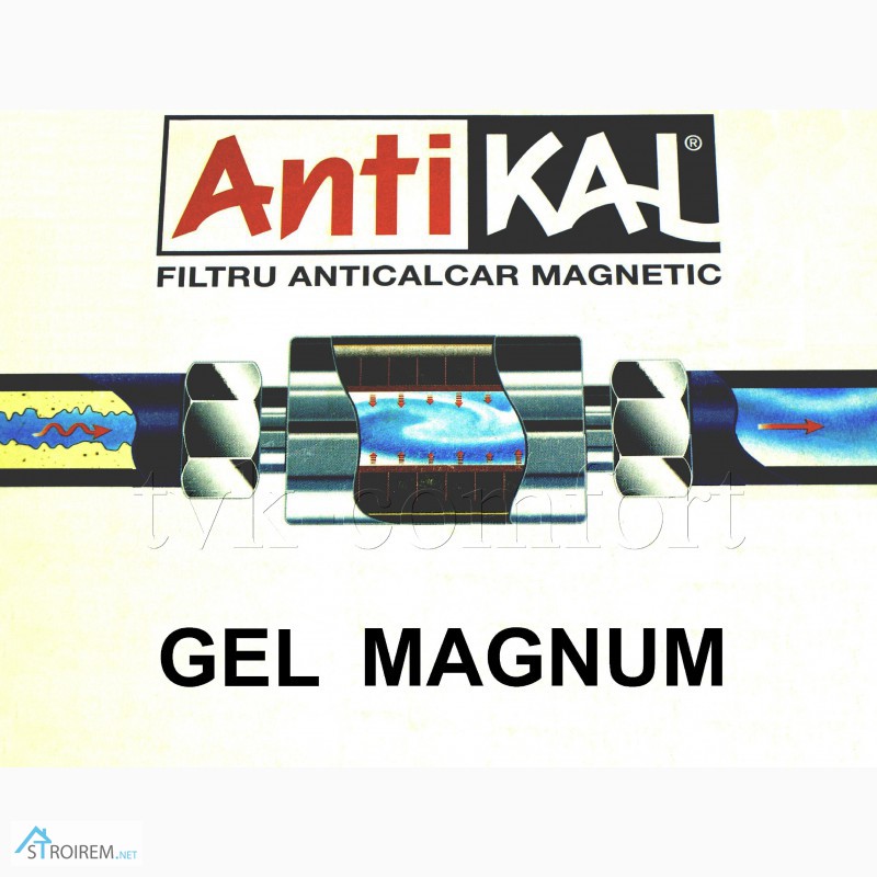 Фото 3. Фильтр магнитный Antikal «GEL» для воды 1 арт.125.031.00