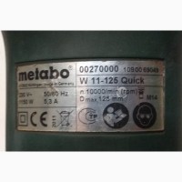 Запчасти болгарка Metabo W 11-125 Quick 00270000