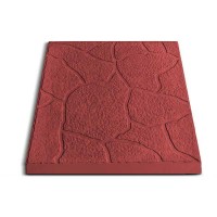 Плитка тротуарная Песчаник Тучка 30х30х3 см красный (11 шт в м2)