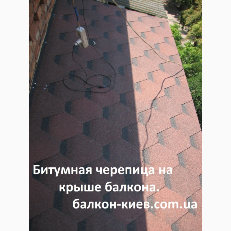 Фото 11. Козырек на балкон в Киеве