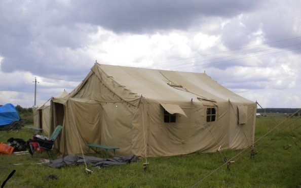 Фото 6. Брезент, палатка военная большая, тенты, навесы, пошив