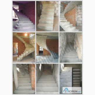 Лестницы из бетона в Кировограде - изготовление под заказ