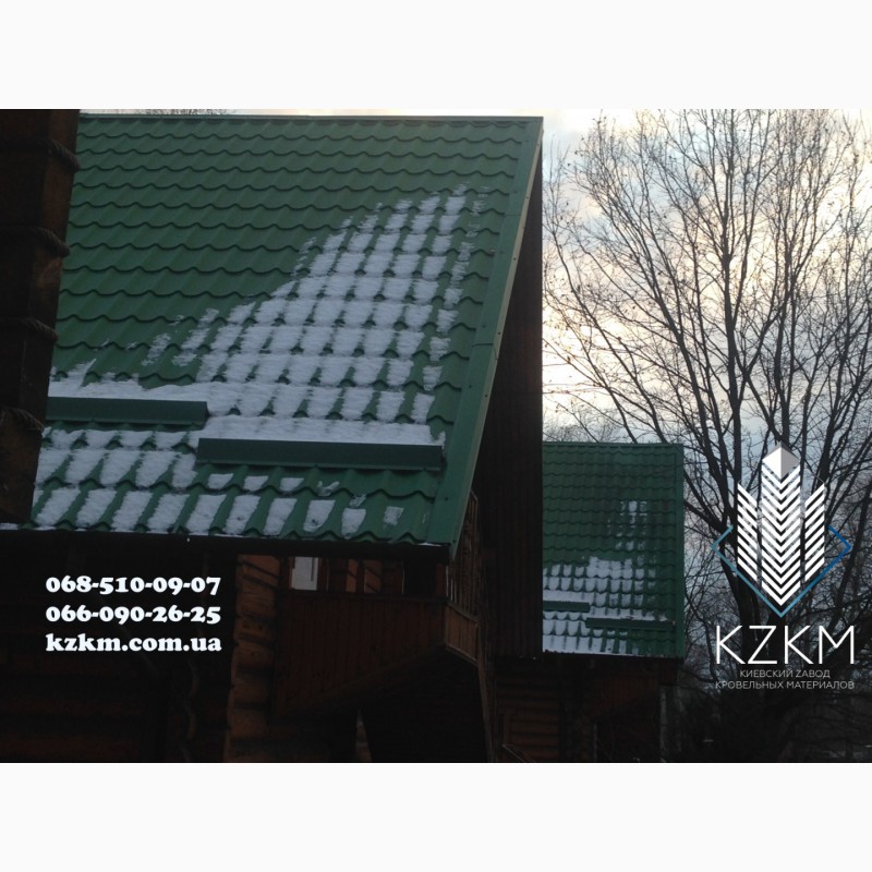 Фото 4. Снегозадержатель снегобарьеры снегоудерживающие барьеры на крыше от производителя в Киеве