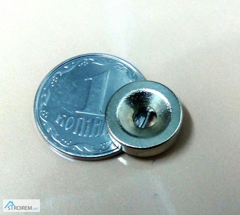 Супермагнит неодимовый 3 х 10 мм кольцевой с отверстием