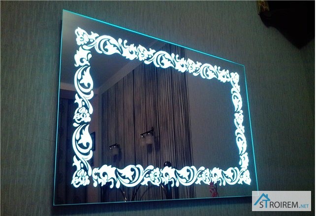Фото 8. Изготовление и установка зеркал с подсветкой в Харькове