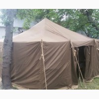 Палатка военная, тент, брезент для применения в строительстве и для других целей