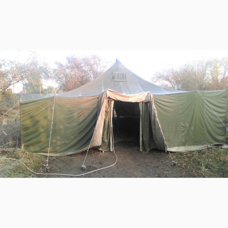 Фото 7. Палатка военная, тент, брезент для применения в строительстве и для других целей