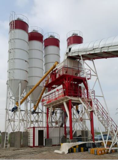 Стационарный бетонный завод Polygonmach S 100 (100 м3/час) Турция