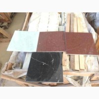 Мраморная плитка ( Marble tile, из Италии ), 9 расцветок и три размера, толщина 10 мм