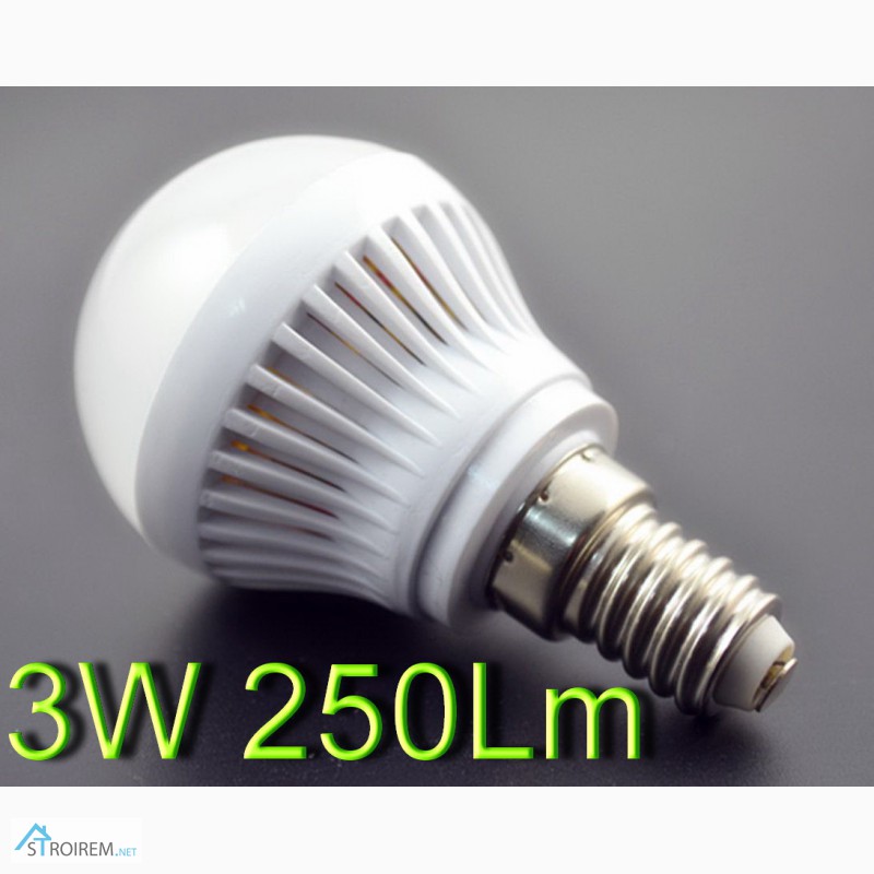 Фото 2. Светодиодная лампа 7W 650Lm E27 220V вольт с гарантией