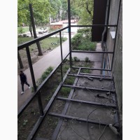 Расширение балкона с выносом по плите до 30 см