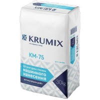 Krumix км-75 штукатурка гипсовая машинная 30 кг