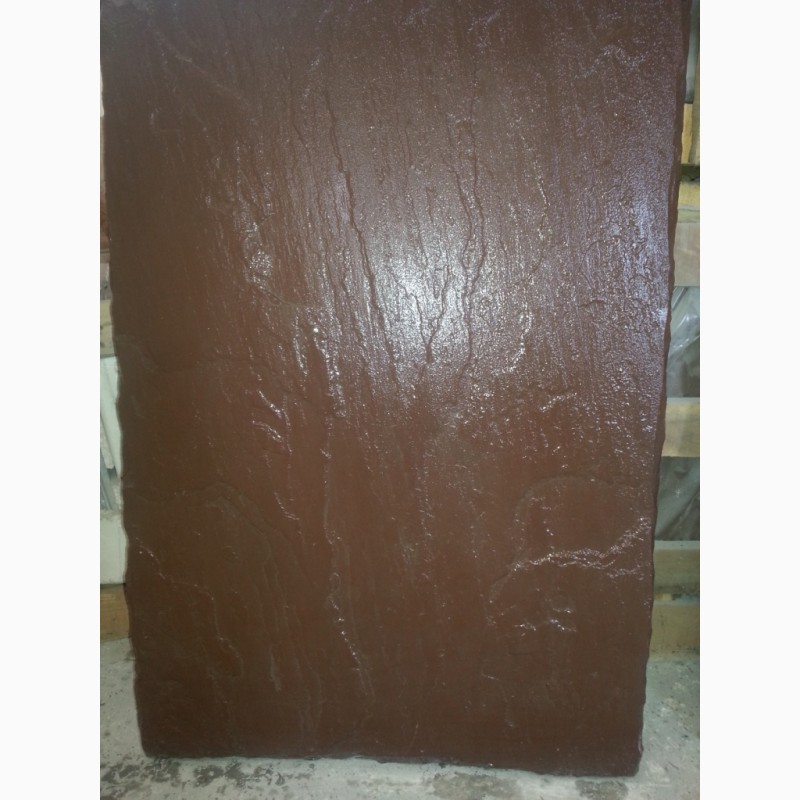 Фото 6. Каменная плита 900*600*30, натуральная, сочный коричневый цвет