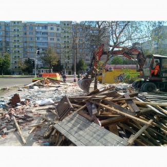Уборка участка от мусора деревьев Киев