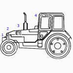Кондиционер на трактор ХТЗ т-150, 17221, 17021