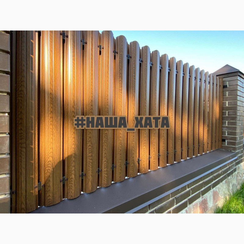 Фото 3. Штахетник металевий, металеві штахети на паркан від виробника НАША ХАТА