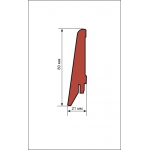 Плинтус МДФ, Европлинтус, 26 цветов. Высота 55, 80, 110 мм