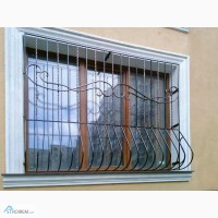 Защитные решетки на окна и двери, изготовление и монтаж