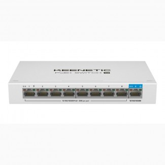 Новый качественный свитч Keenetic PoE+ Switch 9 с быстрой доставкой