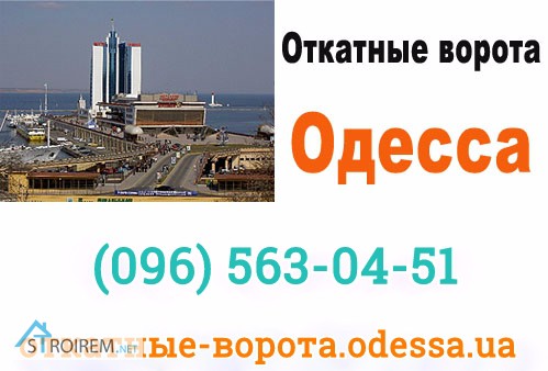 Фото 12. Консольные откатные ворота Одесса
