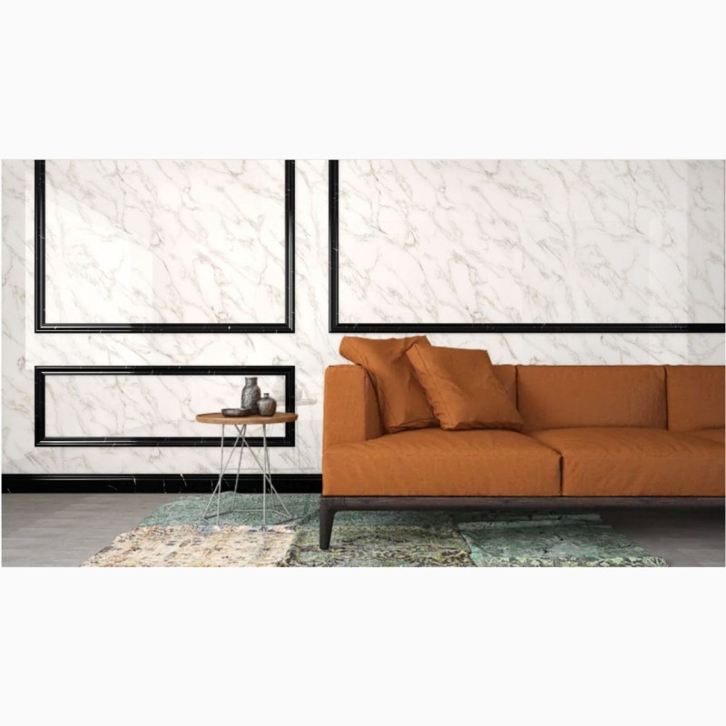Фото 4. Декоративная плита для облицовки стен Brilliant White Marble (1220x2440x3.6mm)
