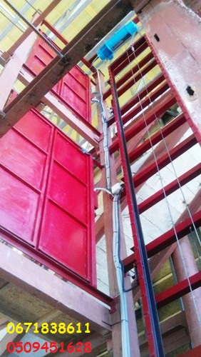 Фото 7. Складской грузовой подъёмник-лифт под заказ. КОНСОЛЬНЫЙ складской электрический подъёмник