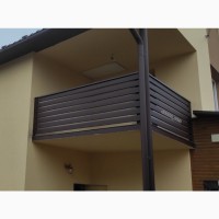 Балконні рішення, металевий балкон, дизайнерський балкон Стрий, перила, перегородки