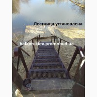 Сварка лестницы. Киев