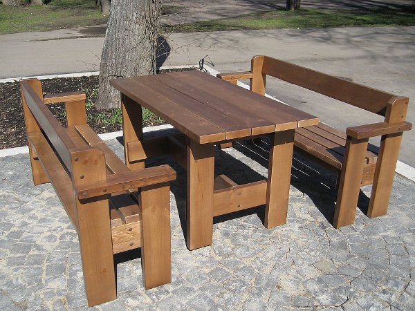 Фото 4. Комплект мебели для дачи. Садовый набор из дерева. Дачная мебель