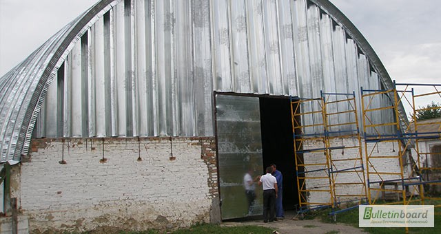 Фото 14. Бескаркасные ангары, склады, напольные зернохранилища